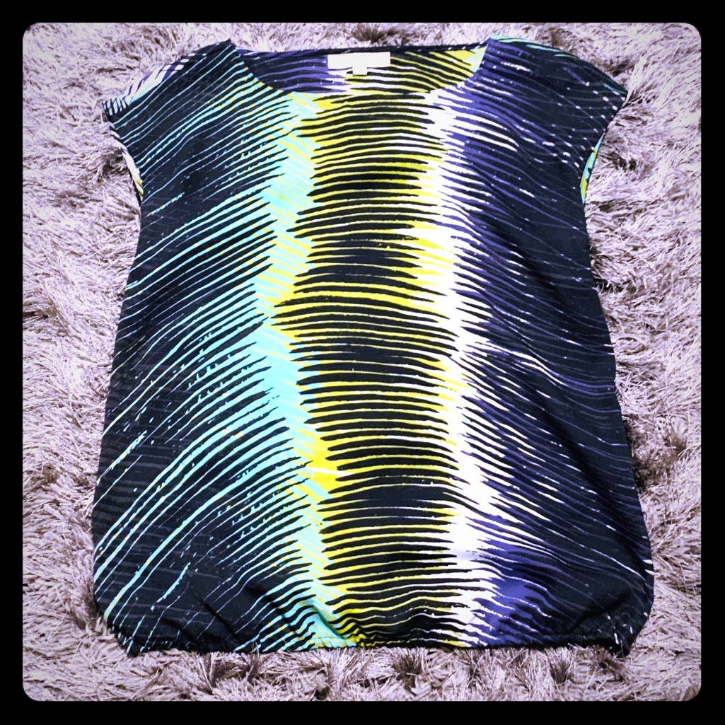 Loft Vibrant Pattern Top